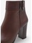 Lora Kadın Topuklu Bot Kahve 3