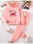 Punıx Kıds Özel Tasarım Cherry Much Baskılı Kapüşonlu Kışlık Kız Çocuk Desıgn Eşofman Takımı 1