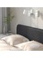 Slattum Çift Kişilik Karyola Vissle Koyu Gri 160 x 200 cm 5