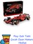 Technic Ferrari Sf–24 F1 Araba 42207 – Yetişkinler Için 1:8 Ölçekli V6 Motor, Vites Kutusu, Direksiyon ve Drs Içeren Koleksiyonluk Yarış Arabası Modeli Yapım Seti + Play-Doh Oyun Hamuru 1