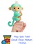 2023 Yeni Interaktif Bebek Maymun Dokunmaya Tepki Veriyor - 70+ Sesler ve Tepkiler - Ava (Teal) + Play-Doh Oyun Hamuru 1