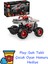 Technic Monster Jam Thunderroaru Çek-Bırak Oyuncak Kamyon – Yaratıcı Oyunları Seven 7 Yaş ve Üzeri Erkek ve Kız Çocukları Için Araç Yapım Seti, Hediye Fikri 42200 + Play-Doh Oyun Hamuru 1