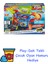 Oto Yıkama Oyun Seti Hot Wheels Oto Yıkama Oyun Seti ve 1:64 Ölçekli Renk Değiştiren Araç HTN80 + Play-Doh Oyun Hamuru 1