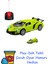Oyuncak Uzaktan Kumandalı Şarjlı Kapıları ve Bagajı Açılan 24 cm Drift Spor Arabası Işıklı 1:18 Ölçek (Yeşil) + Play-Doh Oyun Hamuru 1