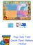 Sihirli Boyama Halısı, Hayvanlar Temalı,su Ile Boya 10 Dakika Sonra Tertemiz, Renkli Resim Boyama Kitabı Hediyeli, Geometrik Baskı ve Çizim Karoları Hediye, Su Kalemi + Play-Doh Oyun Hamuru 1