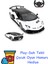 Sunman R/c Araba 1/14 Lamborghini Aventador Svj F/f Işıklı 24GHZ + Play-Doh Oyun Hamuru 1