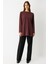 Tencel Kumaş Uzun Kollu Tshirt Bordo 1