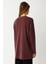 Tencel Kumaş Uzun Kollu Tshirt Bordo 4