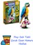 Creator Egzotik Papağan 31136-7 Yaş ve Üzeri Çocuklar Için Papağan, Balık ve Kurbağa Modelleri Içeren Yaratıcı Oyuncak Yapım Seti (253 Parça) + Play-Doh Oyun Hamuru 1