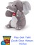 Trudı Peluş Puppet Elephant + Play-Doh Oyun Hamuru 1