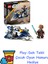 Star Wars: Klon Savaşları Plo Koon'un Jedi Starfighter Mikro Savaşçısı 75400-6 Yaş ve Üzeri Çocuklar Için LEGO Minifigür Kokpiti ve 2 Mermi Atıcı Içeren Yaratıcı + Play-Doh Oyun Hamuru 1