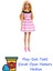 Pembe Beyaz Çizgili Elbisesi ve Topuklu Ayakkabılarıyla 65. Yıla Özel Sarışın Bebek ve Aksesuarları, HTH66 + Play-Doh Oyun Hamuru 1