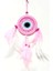 Pembe Dream Catcher Pembe ve Beyaz Kuş Tüylü Düş Kapanı El Yapımı Duvar Süsü 1