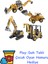 Oyuncak Kutulu Metal Başlıklı Iş Makinaları Seti Kepçe Bulldozer Forklift 4 Ü 1 Arada Set Sürtmeli 1:70 Ölçek Full Metal Başlık Rc Iş Makinası Setleri + Play-Doh Oyun Hamuru 1