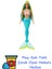 Bebek Mavi ve Sarı Renkli Saçları, Turkuaz Kuyruğu ve Saç Aksesuarıyla Barbie Deniz Kızı Bebek HRR03 + Play-Doh Oyun Hamuru 1