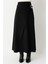 Toka Detaylı Anvelop Kapamalı Etek Siyah 2
