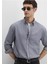Erkek Uzun Kol Gömlek Grey Indigo 0211765-89892 1