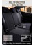 Toyota Hilux Uyumlu Yarı Deri Oto Koltuk Kılıfı Ön/arka 5 Li Set Atlas Siyah 2