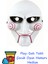 Tinky Winky Maske Testere Halloween Kostüm Korku Maskesi Beyaz Renk + Play-Doh Oyun Hamuru 1