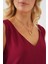 Kadın Bdart V Yakalı Bluz Kiraz Kırmızısı 5