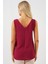 Kadın Bdart V Yakalı Bluz Kiraz Kırmızısı 6