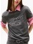 Yuvarlak Yaka Baskılı Siyah Kadın T-Shirt DW0DW21966BDS 4