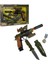 S00004308 Asker Silah Set Bıçak/silah Işık/ses 6pr 2