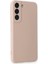 Samsung Galaxy S23 Kılıf Nano içi Kadife Silikon - Pudra 5