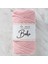 La Mia Boho Açık Pembe Büküm Makrome Ipi - L185 - 33998 1