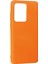 Samsung Galaxy S20 Ultra Kılıf Nano Içi Kadife Silikon - Turuncu 6