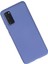 Samsung Galaxy S20 Kılıf Nano Içi Kadife Silikon - Lila 5