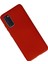 Samsung Galaxy S20 Kılıf Nano Içi Kadife Silikon - Kırmızı 5
