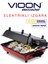 Pazaraza Vioon Elektrikli Izgara Barbekü Mangal Kebapçı Balıkçı Emaye Gövdeli Büyük Boy 40X30 cm 3