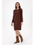 Kadın Kahverengi Elbise (Triko) 50314732-VR029 3