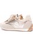 Kadın Deri Sneaker Paraşüt Detaylı Bej-Gold Lurea 4