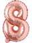 Rose Gold Rakam Folyo Balon 34" 1