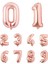 Rose Gold Rakam Folyo Balon 34" 2