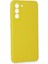 Samsung Galaxy S21 Fe Kılıf Nano Içi Kadife Silikon - Sarı 6