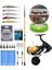 YekOutdoor Yüksek Performans Shimano Kamış Beastmaster FX Surf Tele 4,25m 200g 6pc&Shimano Makina Socorro 8000 SW 1