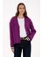 Kadın Menekşe Hırka (Triko) 50310022-VR037 1