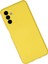 Samsung Galaxy A04S Kılıf Nano Içi Kadife Silikon - Sarı 8
