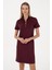 Kadın Plum Elbise (Örme) 50314216-VR177 2