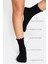 Bambu Kadın Siyah Fırfırlı Lastiksiz Dikişsiz Kadın Soket 3lü Siyah Çorap/iz Bırakmaz/sıkmayan Çorap 2