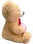 35 cm Kalp Tutan Ayı Peluş Haley 2