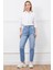 Yüksek Bel Mom Jean Pantolon 5