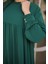 Ankanoor Zümrüt Fırfırlı Robalı Elbise ANKA255062 5