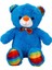 Oturan Kurdeleli Renkli Peluş Ayı 30 cm 5