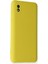 Samsung Galaxy A01 Core Kılıf Nano Içi Kadife Silikon - Sarı 5