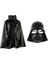Çocuk Boy Yıldız Savaşları Star Wars Darth Vadet Maskesi ve 90 cm Pelerin Seti Siyah 1