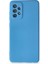 Samsung Galaxy A72 Kılıf Nano Içi Kadife Silikon - Mavi 4